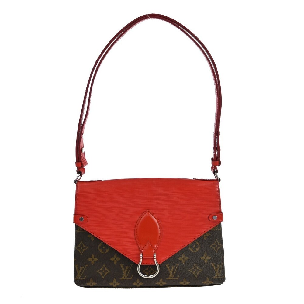Louis Vuitton Saint Michel Monogram Canvas and Epi Leather